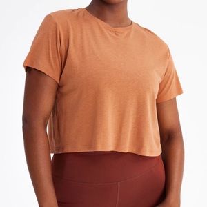 GINGER Cupro Crop Tee